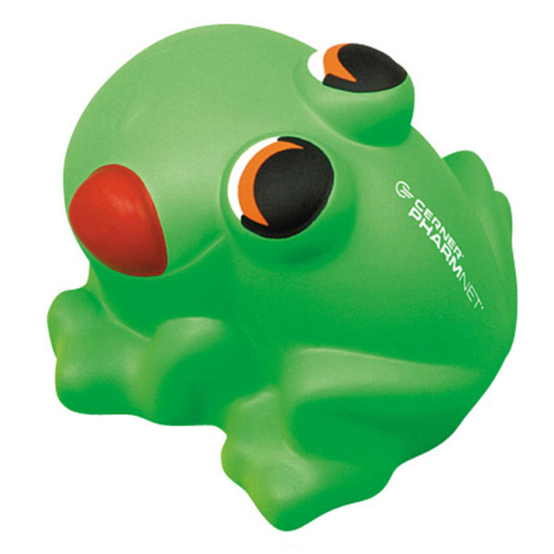 Squeeze Cartoon Frog Stress Balls - Custom Printed
