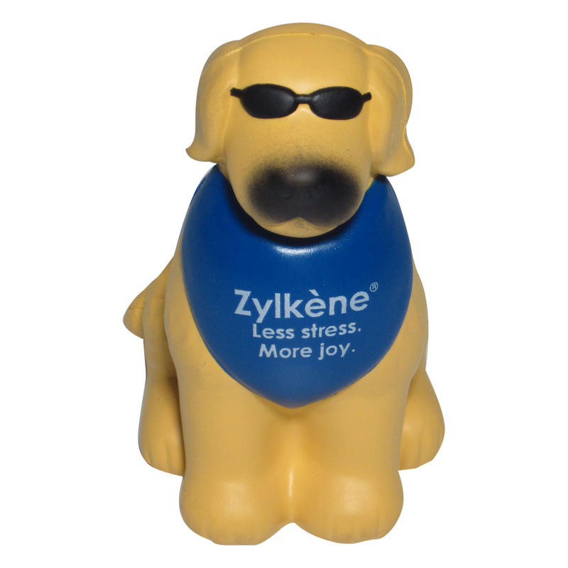 Imprinted Cool Dog Stress Toys, Stress Balls