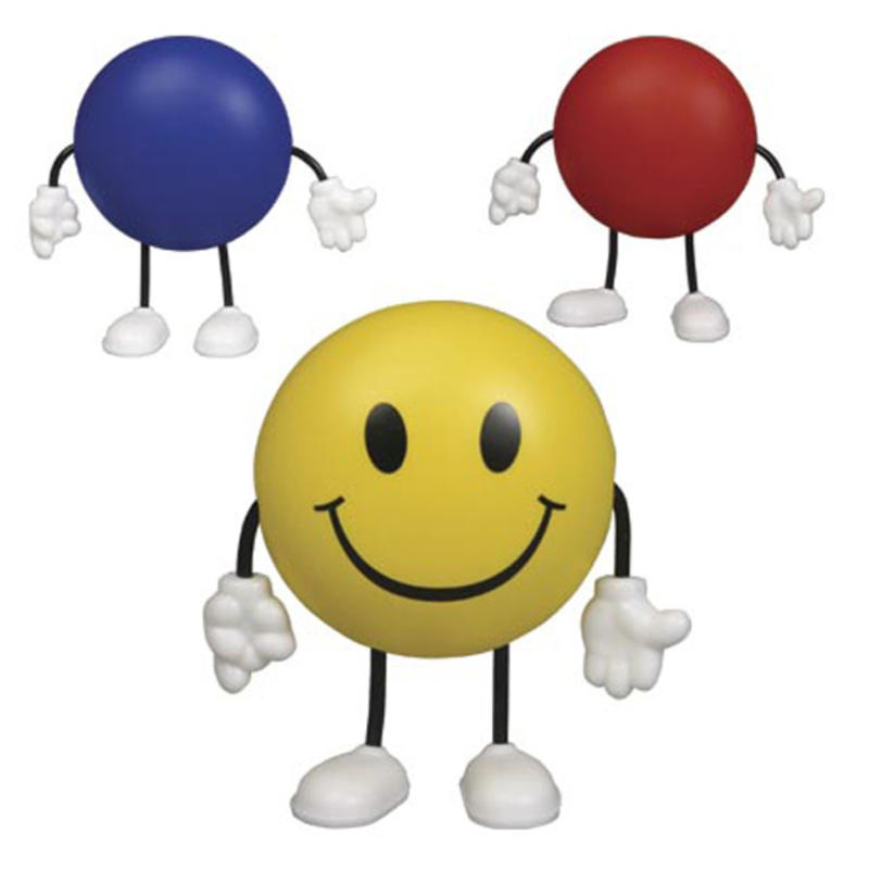 Squeeze Walking Round Ball Stress Balls - Custom Printed 